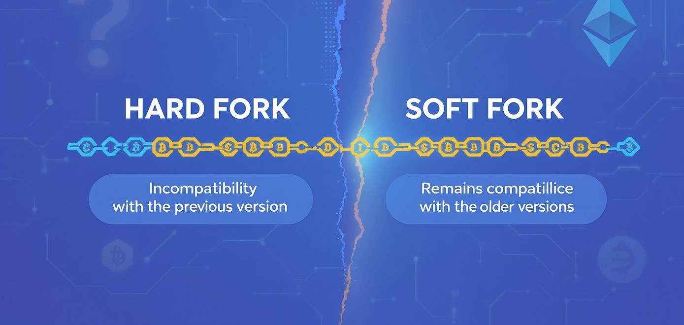 What is a fork? The difference between hard and software forks in blockchain + examples in 2025