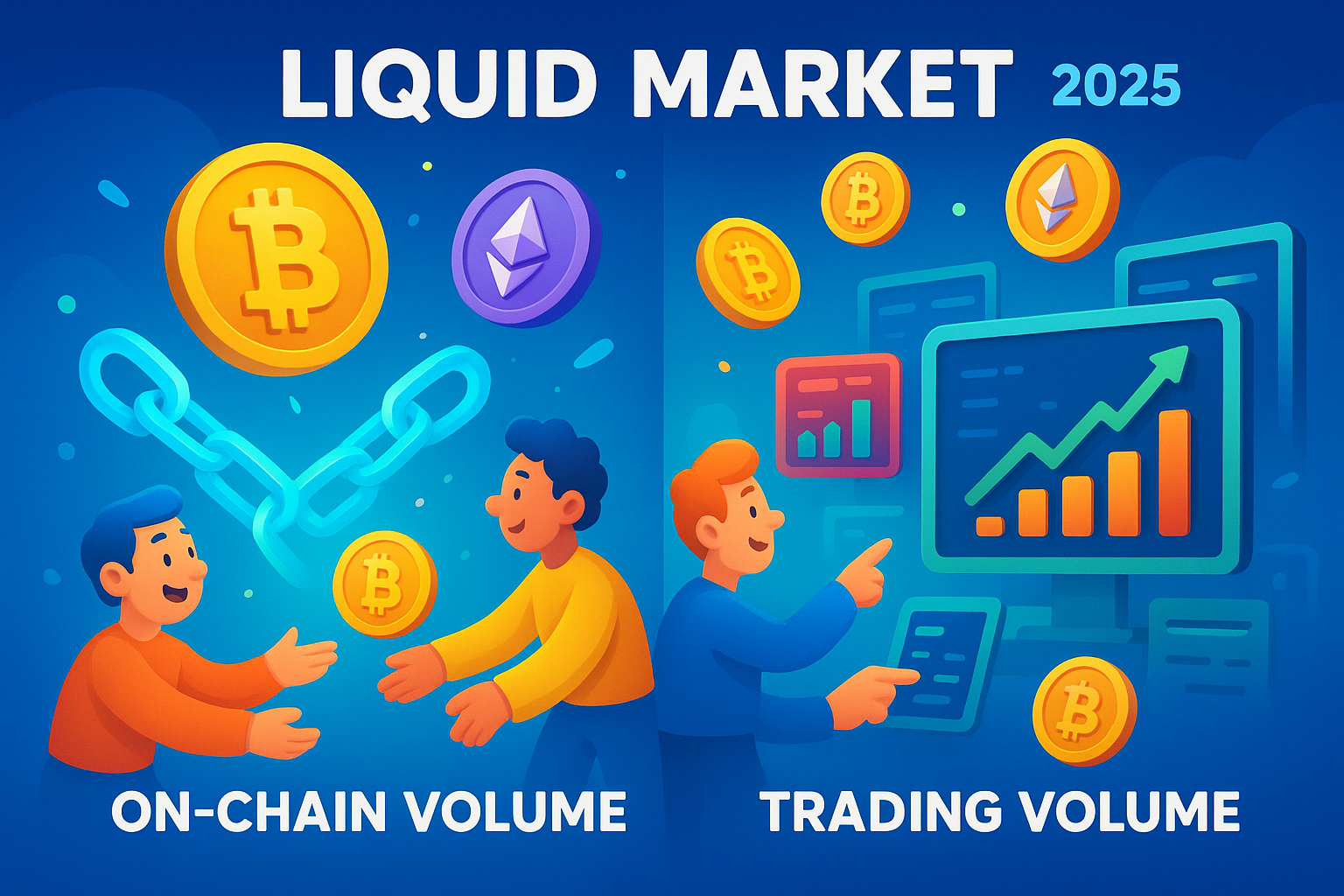 What is a Liquid Market? The Difference Between On-Chain Volume and Crypto Volume 2025